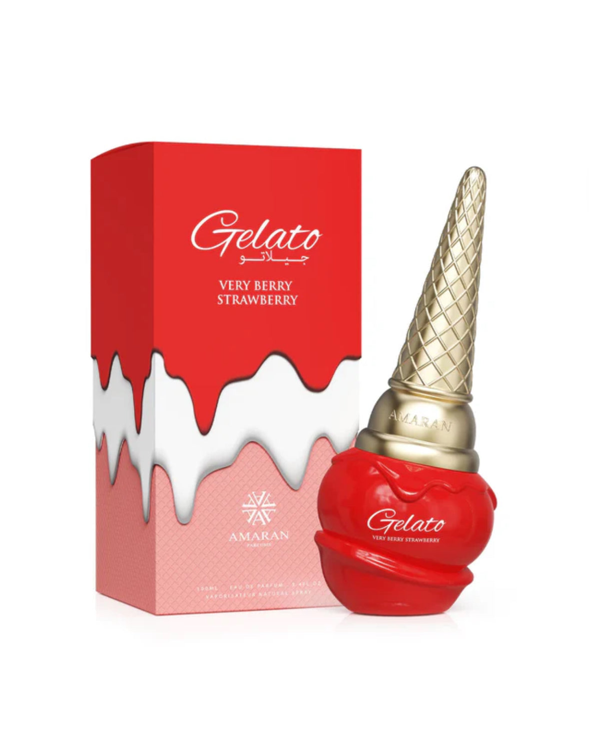 GELATO VERY BERRY STRAWBERRY EDP - 100 ML (3.4oz) BY AMARAN