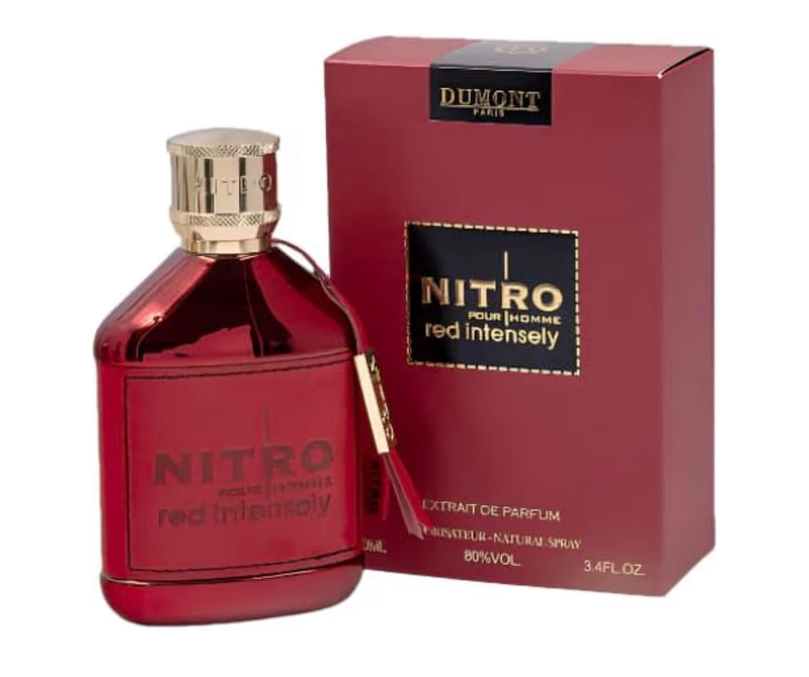 NITRO RED INTENSELY MEN EDP - 100ML (3.4oz) By DUMONT