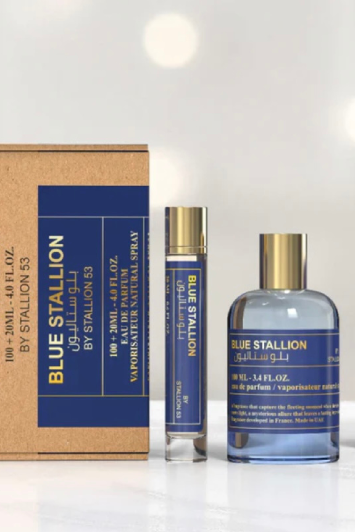 BLUE BY STALLION 53 MEN EDP - 100MI (3.40z) By Emper