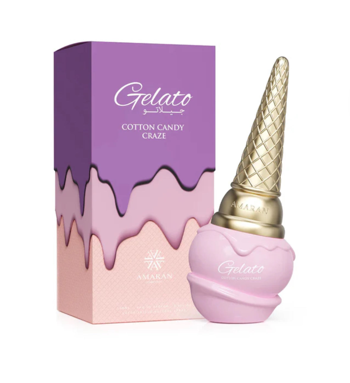 GELATO COTTON CANDY CRAZE EDP - 100 ML (3.4oz) BY AMARAN