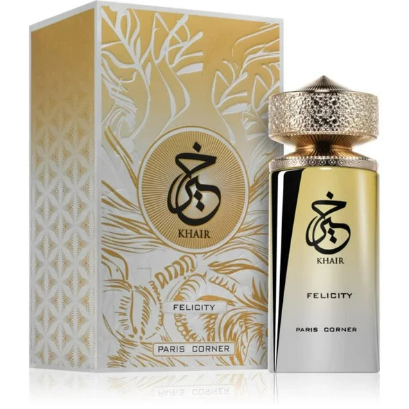 KHAIR FELICITY UNISEX EDP 100ML (3.4oz) BY PARIS CORNER - Inspired by Kayali Wedding Silk Santal
