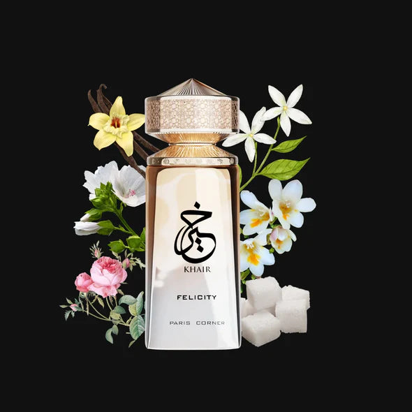 KHAIR FELICITY UNISEX EDP 100ML (3.4oz) BY PARIS CORNER - Inspired by Kayali Wedding Silk Santal