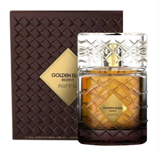 GOLDEN ELIXIR RESERVE UNISEX EDP - 100ML (3.4OZ) By Riiffs