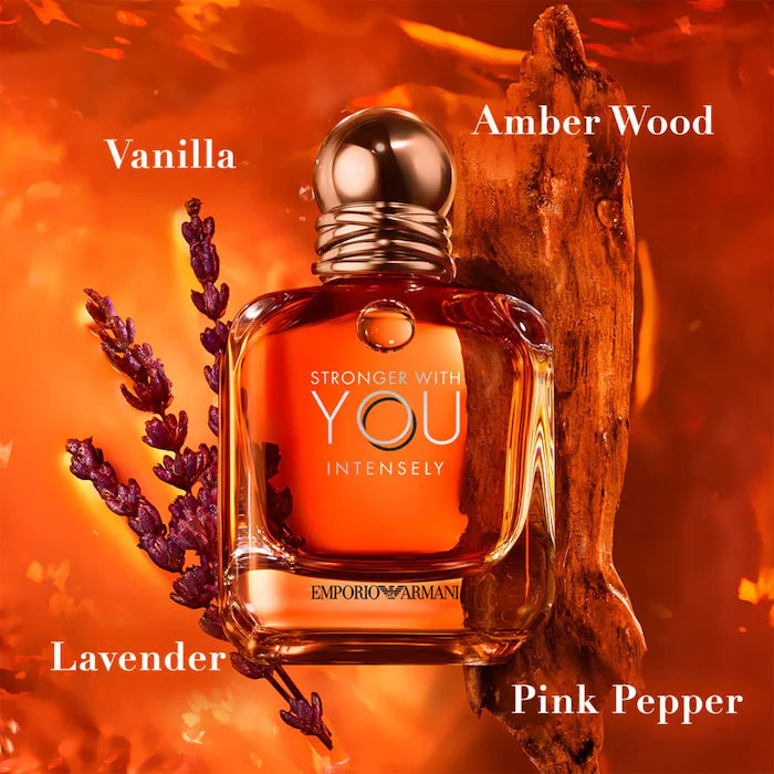 Emporio Armani Men's Stronger With You Intensely Eau de Parfum Spray, 3.4 oz.